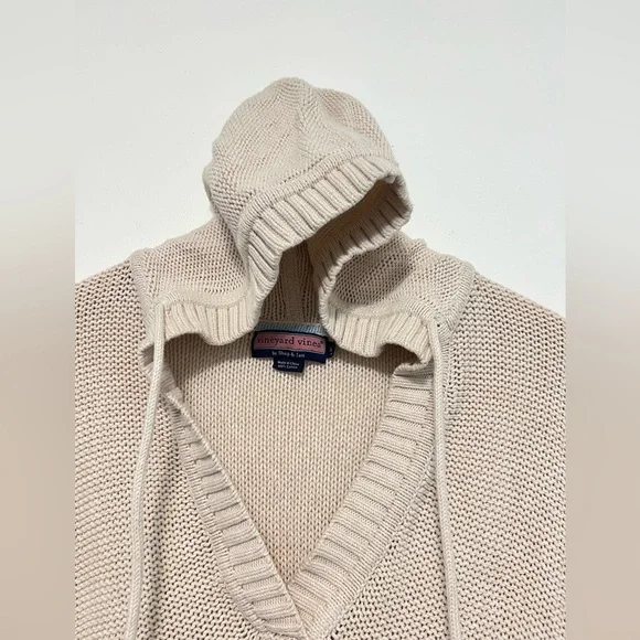 Upcycled Vineyard Vines Out Island Hooded Sweater - Picture 6 of 11